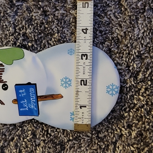 Snowman Cutout Let it Snow tie - Picture 4 of 4
